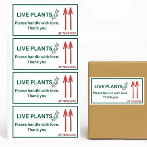 Live Plants Sticker 2.5 x 5in
