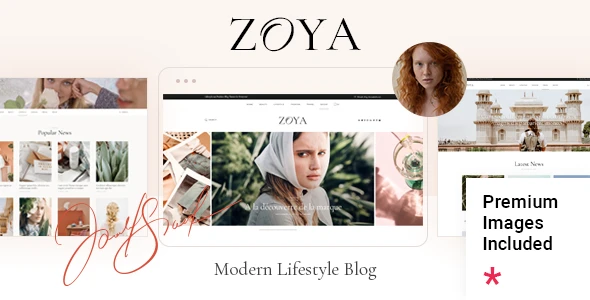 Zoya – Lifestyle Blog WordPress Theme